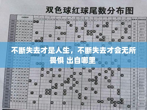 不斷失去才是人生，不斷失去才會(huì)無所畏懼 出自哪里 