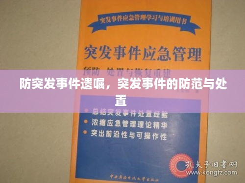 防突發(fā)事件遺囑，突發(fā)事件的防范與處置 