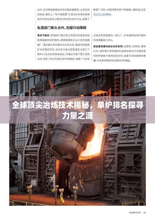 全球頂尖冶煉技術(shù)揭秘，單爐排名探尋力量之源