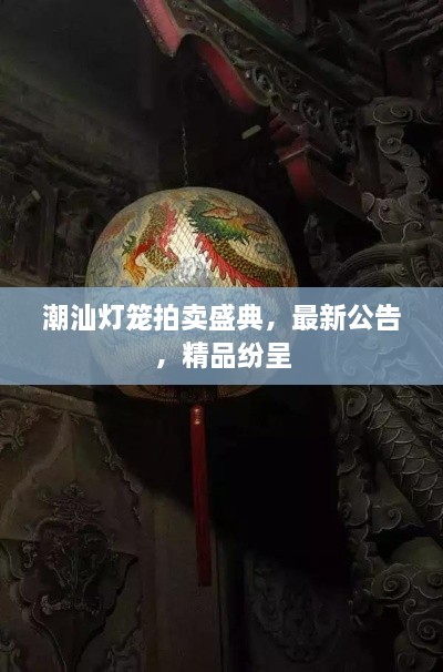 潮汕燈籠拍賣盛典，最新公告，精品紛呈