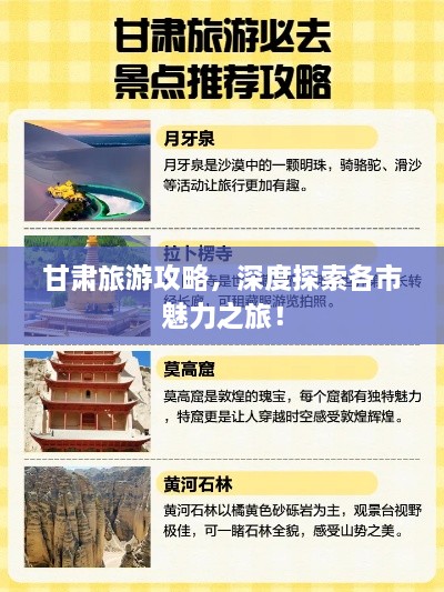 甘肅旅游攻略，深度探索各市魅力之旅！