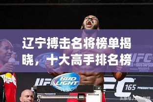 遼寧搏擊名將榜單揭曉，十大高手排名榜單！