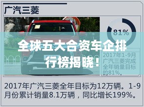 全球五大合資車企排行榜揭曉！