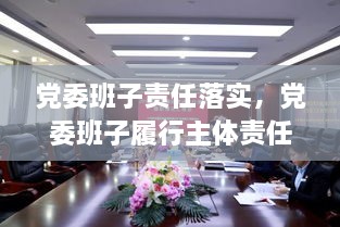 黨委班子責(zé)任落實(shí)，黨委班子履行主體責(zé)任的建議 
