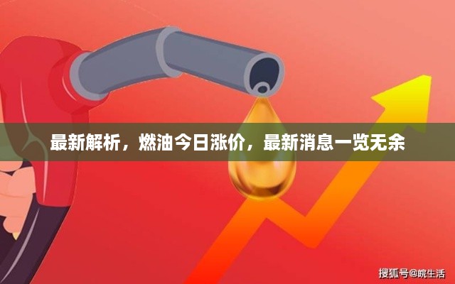 最新解析，燃油今日漲價，最新消息一覽無余