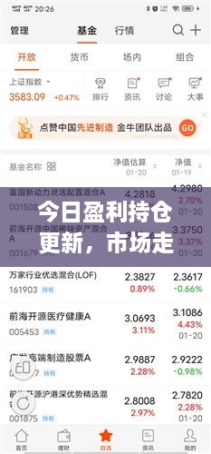 今日盈利持倉更新，市場走勢深度分析與操作策略揭秘
