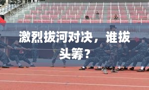 激烈拔河對(duì)決，誰(shuí)拔頭籌？