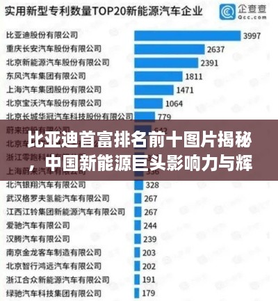 比亞迪首富排名前十圖片揭秘，中國(guó)新能源巨頭影響力與輝煌成就