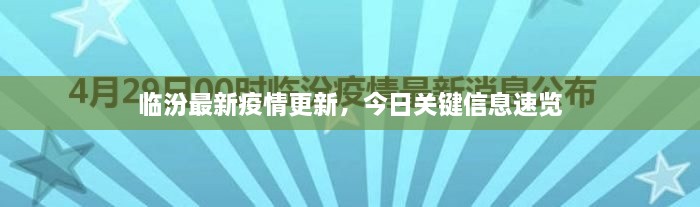 臨汾最新疫情更新，今日關鍵信息速覽