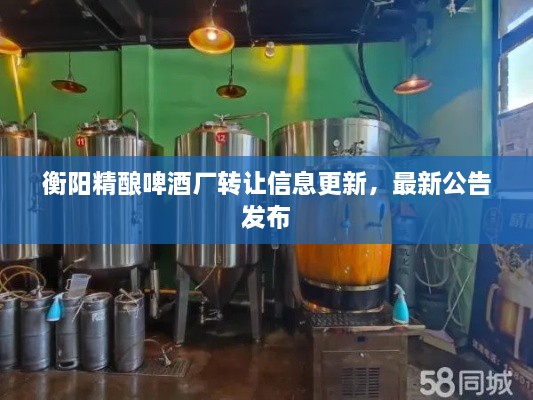 衡陽精釀啤酒廠轉(zhuǎn)讓信息更新，最新公告發(fā)布