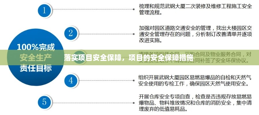 落實(shí)項(xiàng)目安全保障，項(xiàng)目的安全保障措施 
